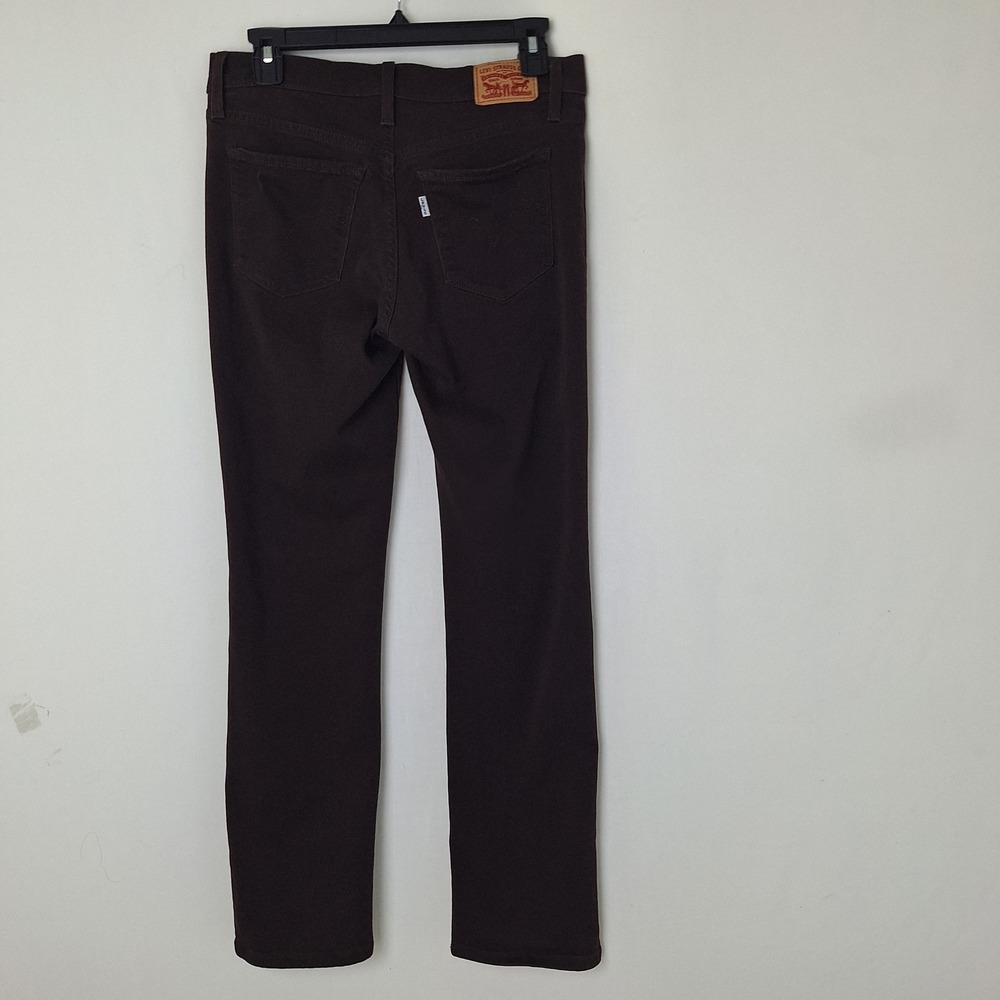 Retro Jeans Grunge Quiet Luxury Minimalist Brown Levis 314 Shaping Straight 28 - Picture 3 of 16
